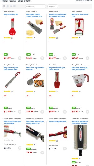 Betty Crocker Ice Cream Scoop with Grip Handle 19 cm | Shoppinggalore9123 Bettry Croker Overview products page | Shoppinggalore9123